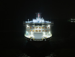 Stena Embla bow on