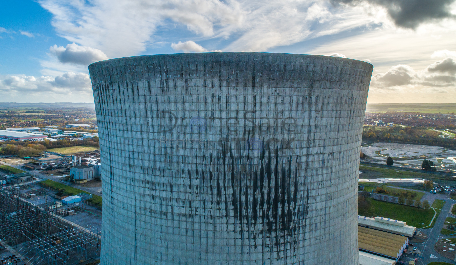 Didcot Power Station Chimney 281 in Oxfordshire