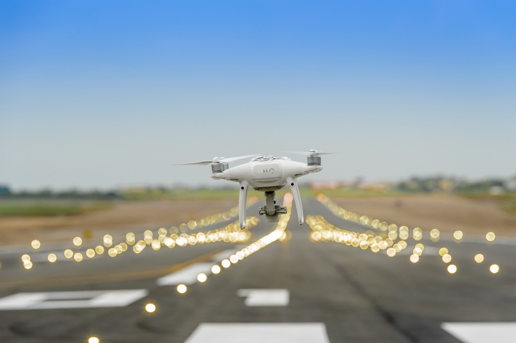 Flying a drone inside an airport boundary legally